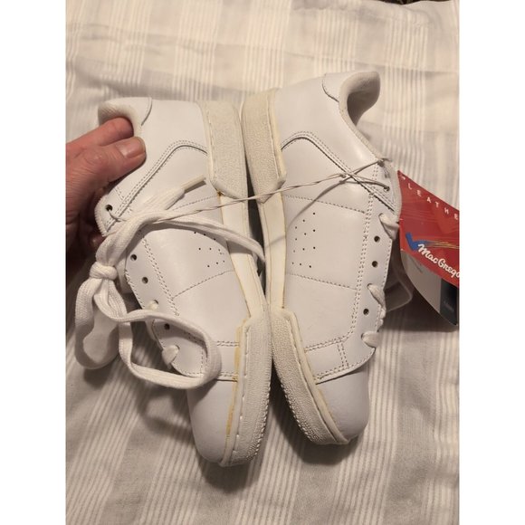 MacGregor White Vintage Women's Court Lace Up Tennis Shoes Size 7 - Picture 6 of 10